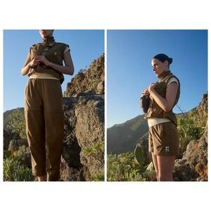 SWEATY BETTY x Merrell L Women's Ascend Convertible Hiking Pants Antique Copper‎